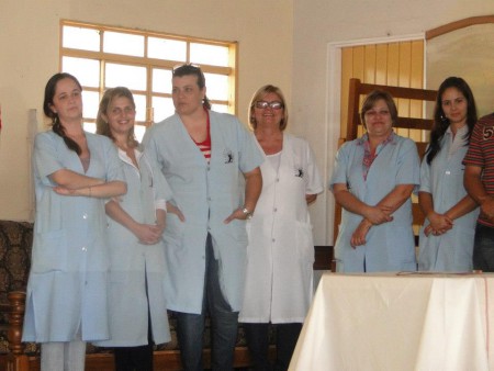 Mulheres maravilhosas que se dedicam pela causa da recuperação dos dependentes químicos na clínica de Jaci: assistentes sociais, psicólogas, psiquiátras.